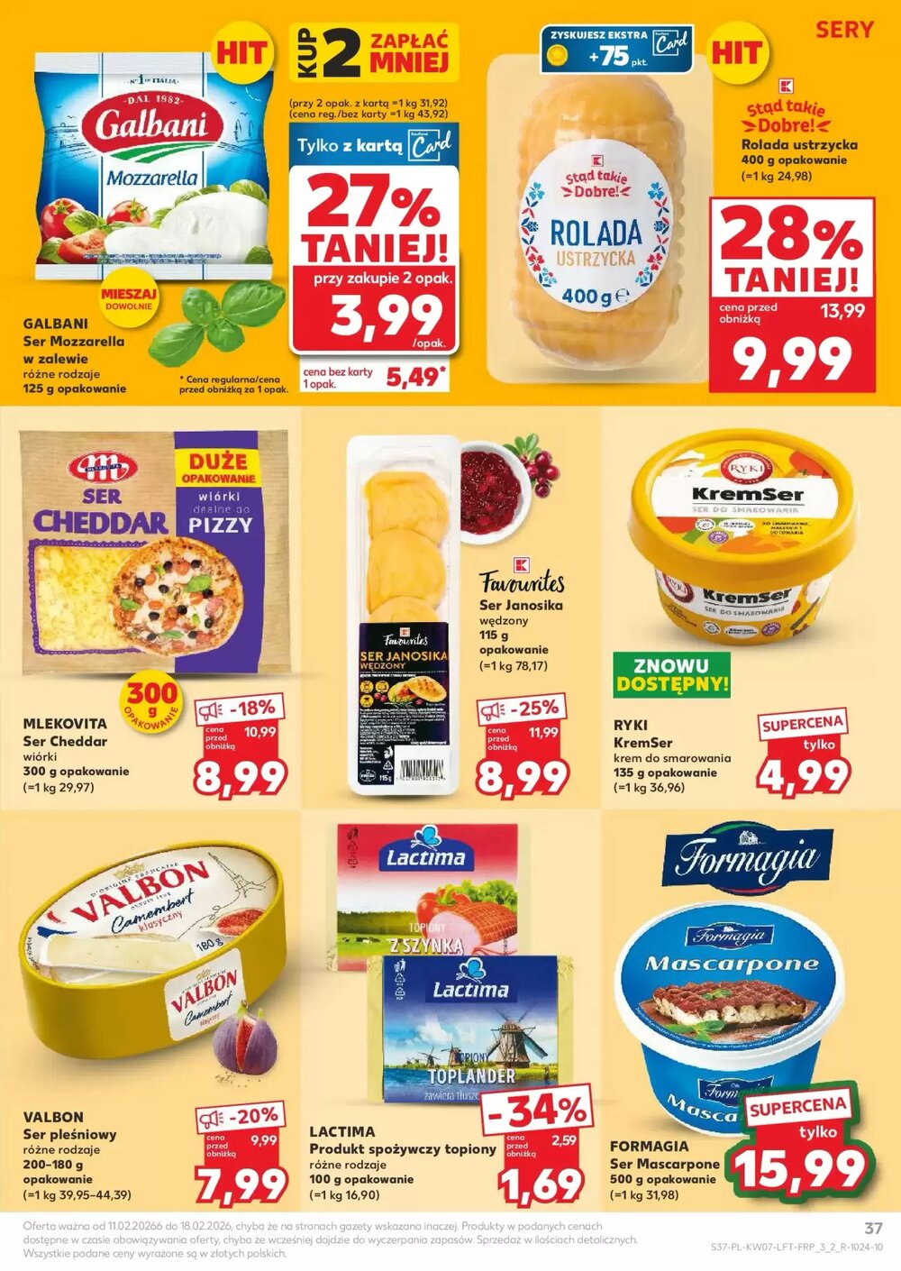 Gazetka promocyjna Kaufland  ważna od 11.02.2026 - Strona 37.