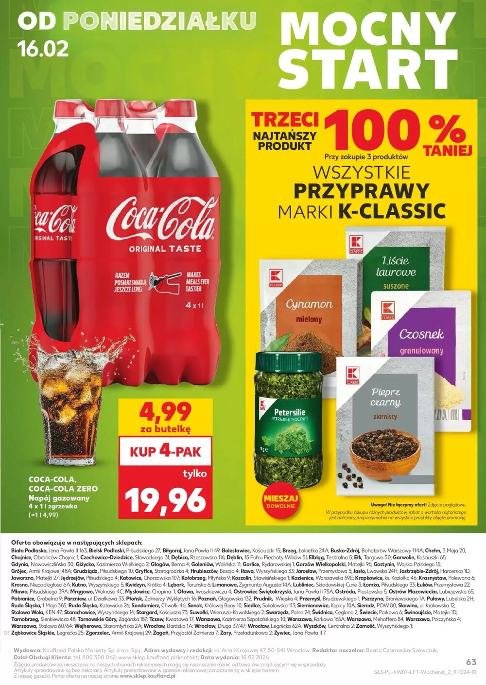 Gazetka promocyjna Kaufland  ważna od 11.02.2026 - Strona 63.