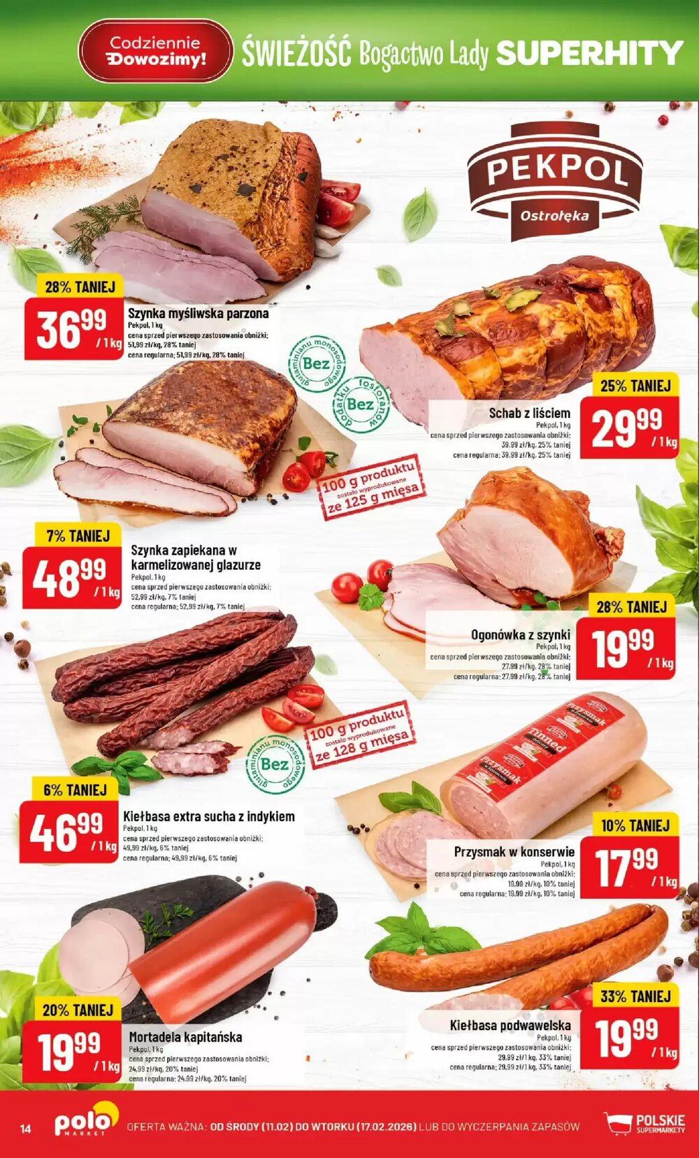 Gazetka promocyjna Polomarket  ważna od 11.02.2026 - Strona 14.