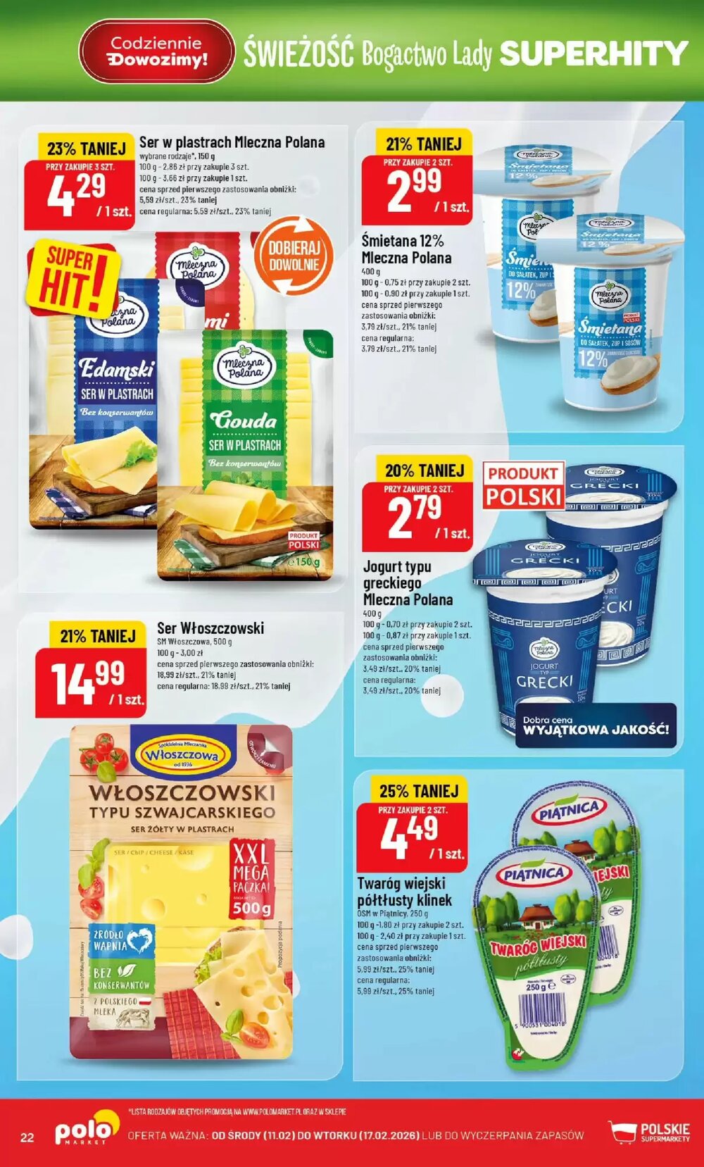 Gazetka promocyjna Polomarket  ważna od 11.02.2026 - Strona 22.