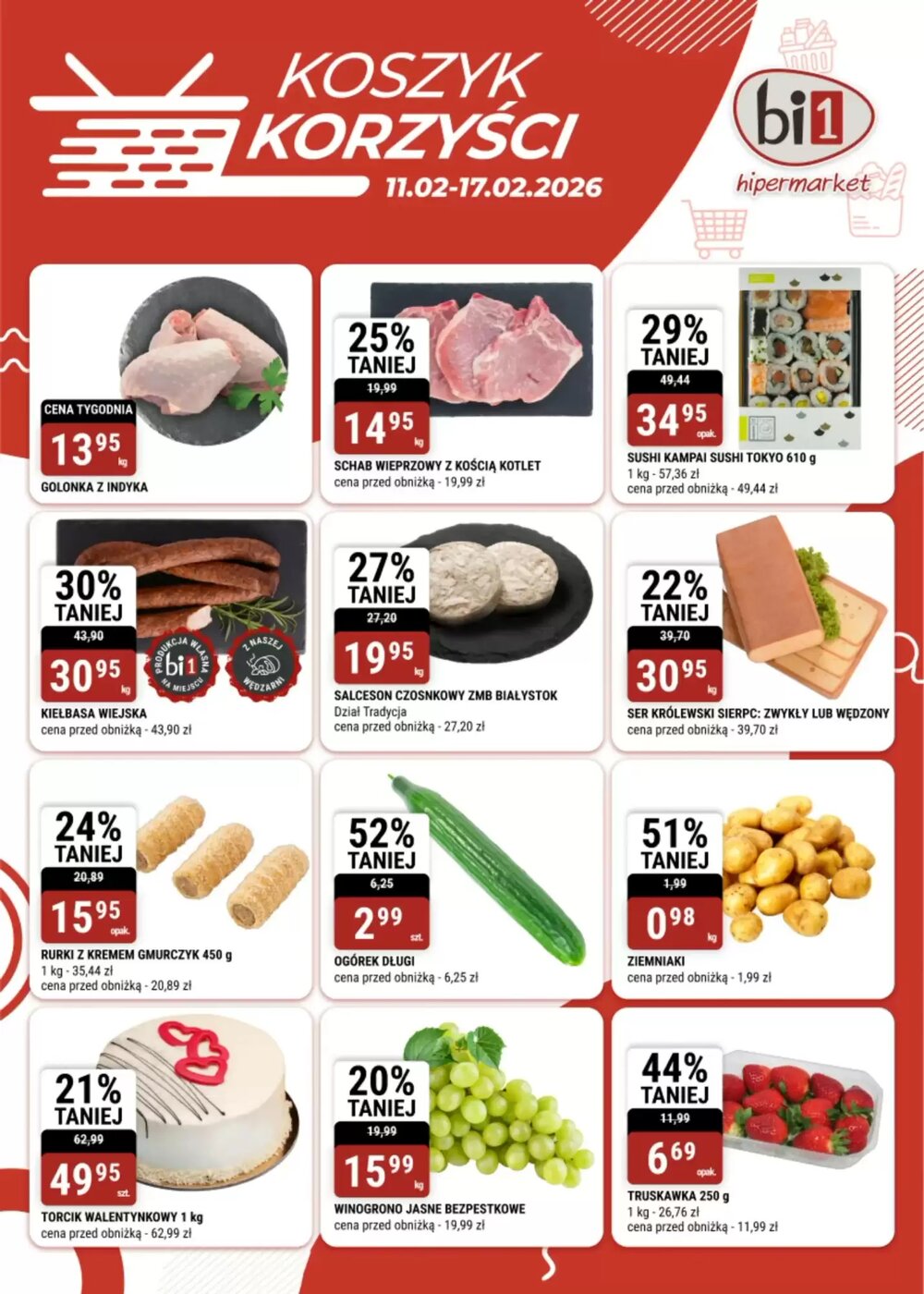 Gazetka promocyjna bi1  ważna od 11.02.2026 - Strona 1.