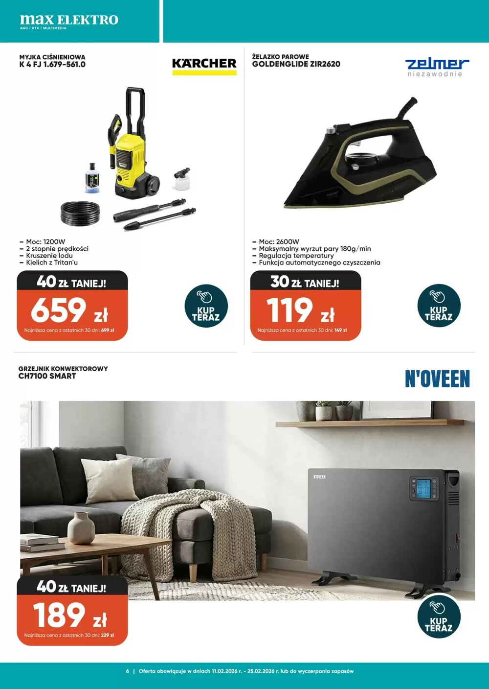 Gazetka promocyjna Max Elektro  ważna od 11.02.2026 - Strona 6.