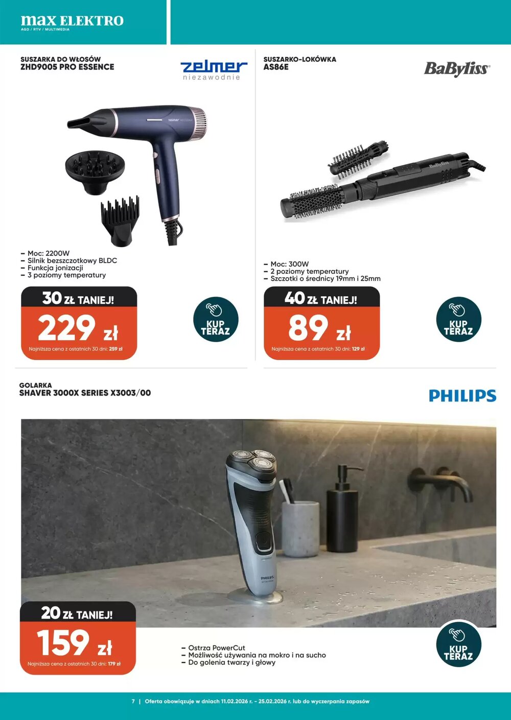 Gazetka promocyjna Max Elektro  ważna od 11.02.2026 - Strona 7.