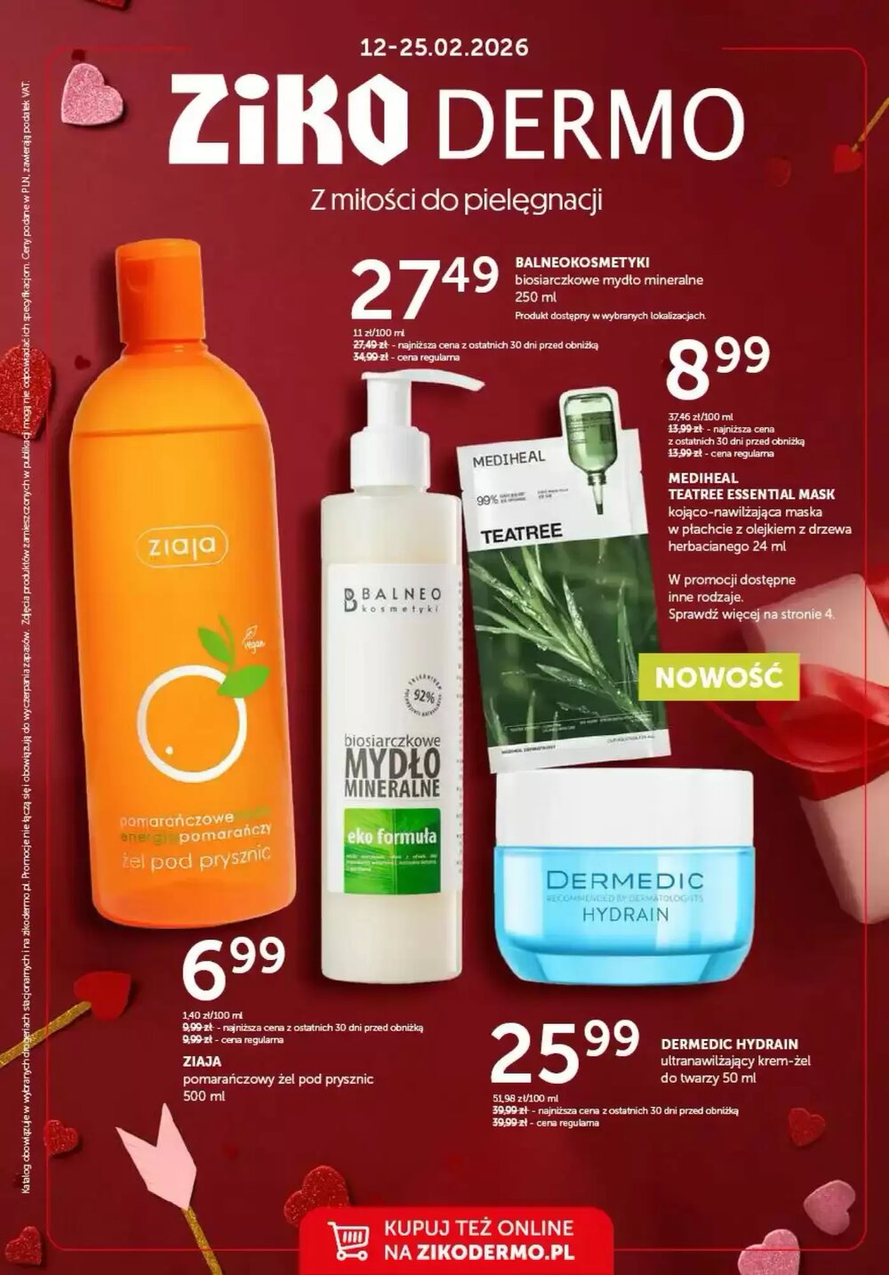 Gazetka promocyjna Ziko Dermo  ważna od 12.02.2026 - Strona 1.