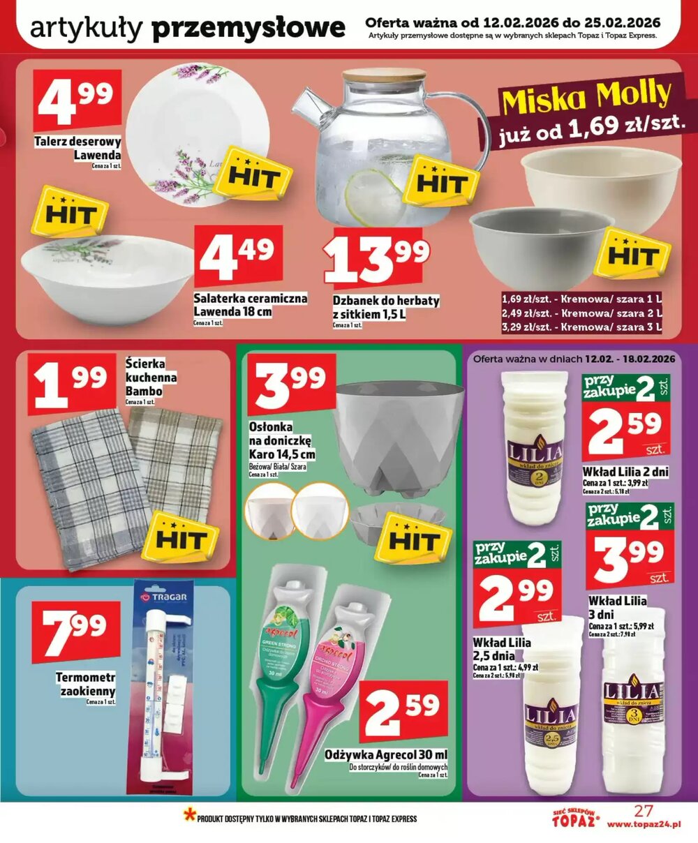 Gazetka promocyjna Topaz  ważna od 12.02.2026 - Strona 27.