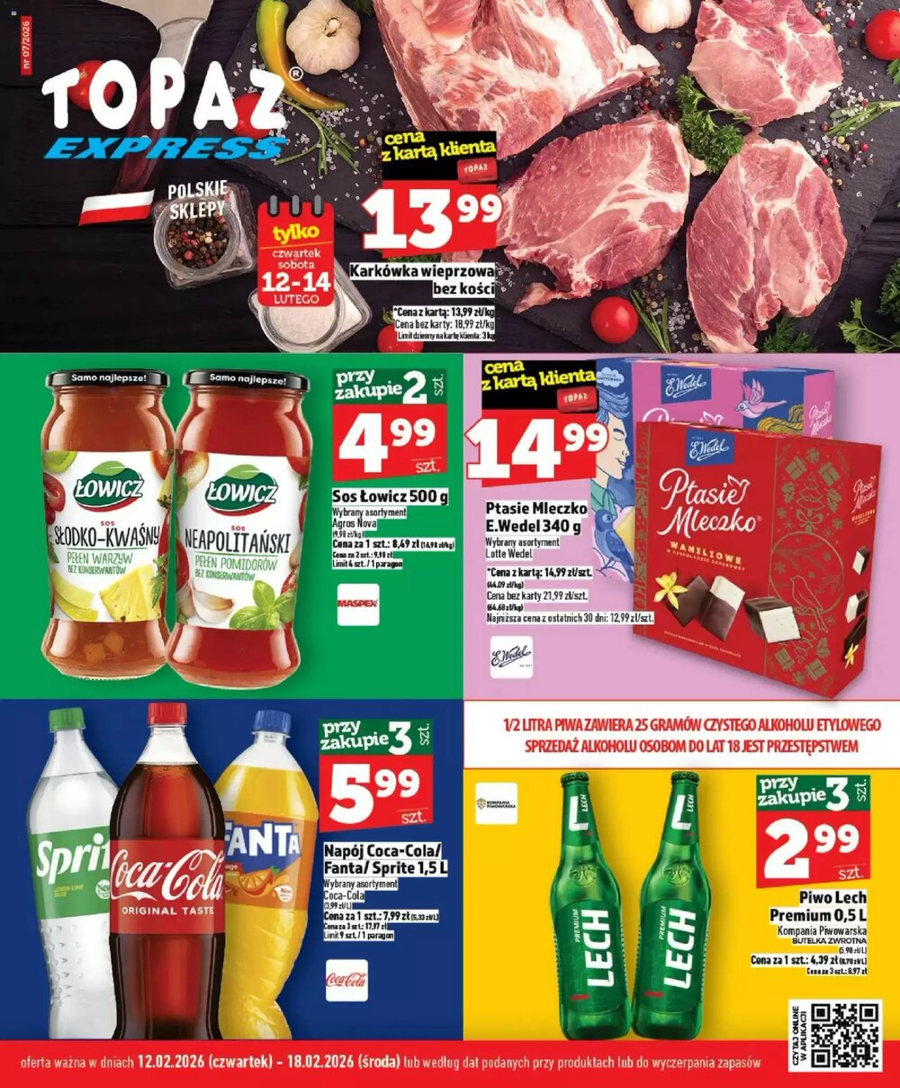 Gazetka promocyjna Topaz Express  ważna od 12.02.2026 - Strona 1.