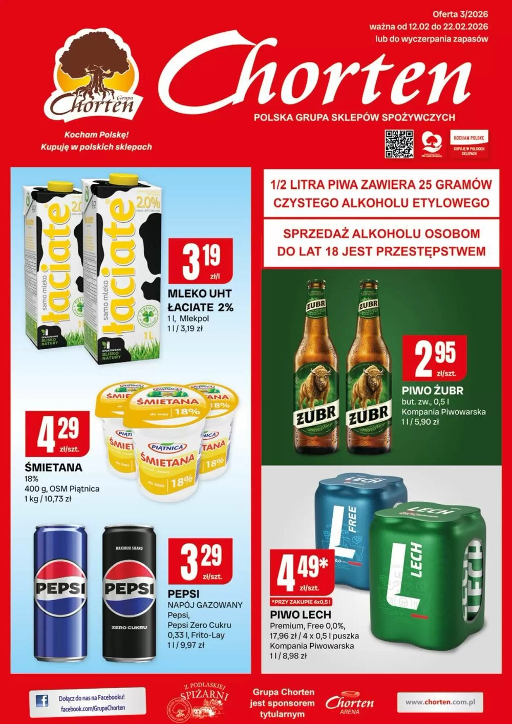 Gazetka promocyjna Chorten  ważna od 12.02.2026 - Strona 1.