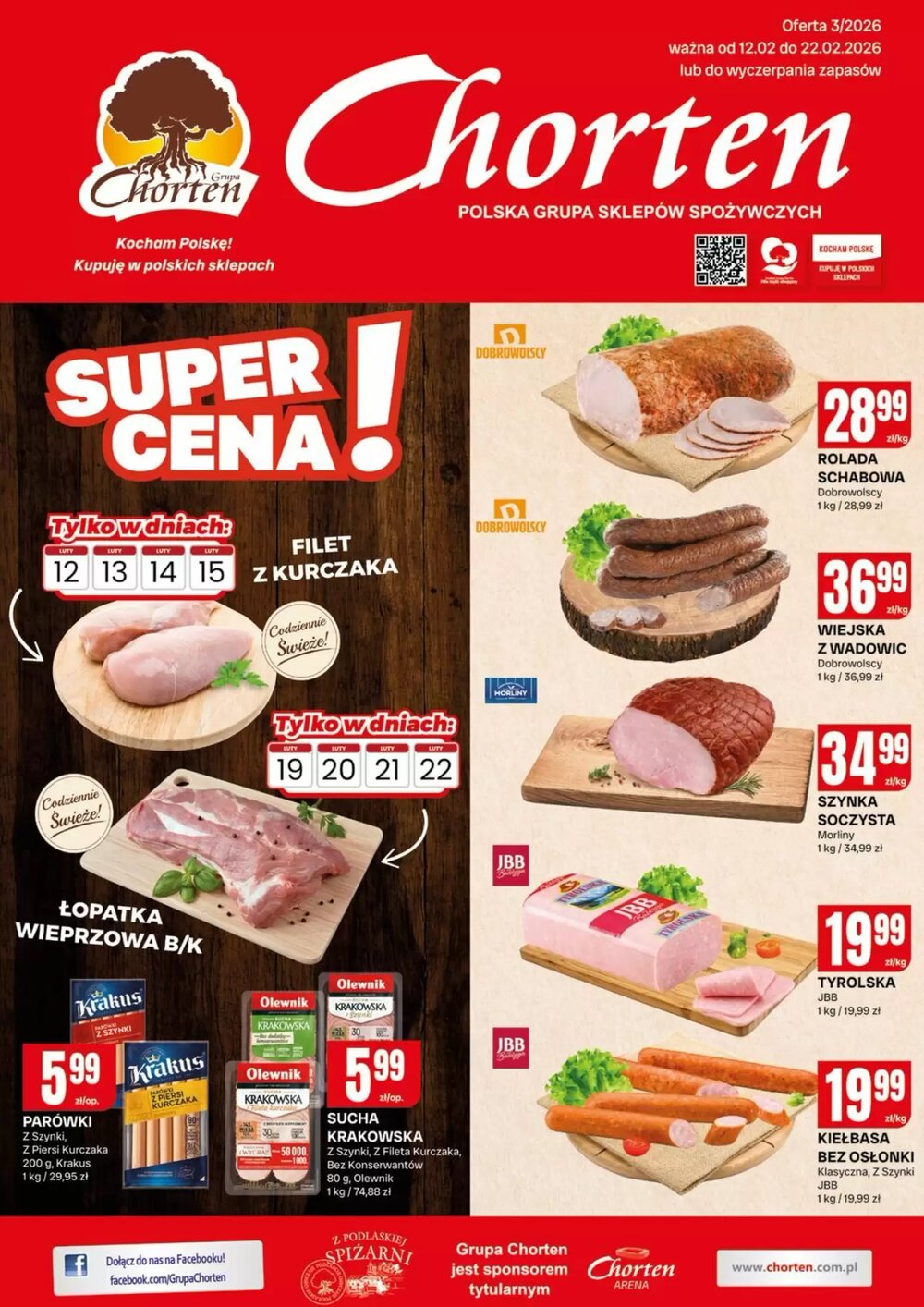 Gazetka promocyjna Chorten  ważna od 12.02.2026 - Strona 1.