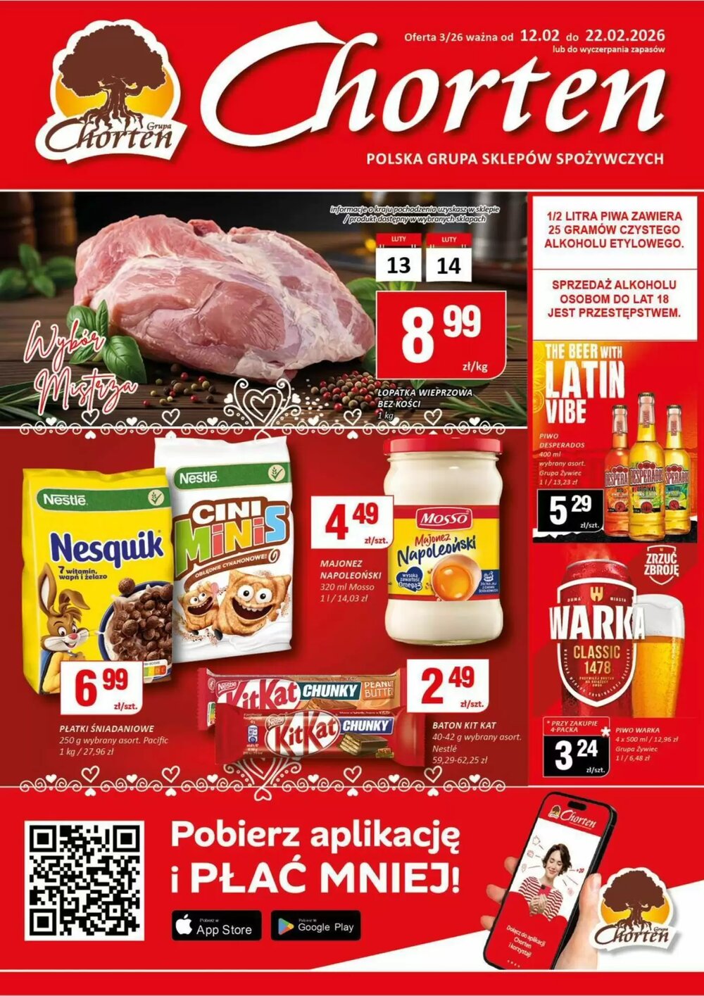 Gazetka promocyjna Chorten  ważna od 12.02.2026 - Strona 1.
