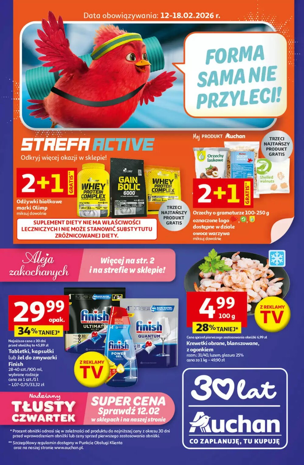 Gazetka promocyjna Auchan ważna od 12.02.2026 - Strona 1.