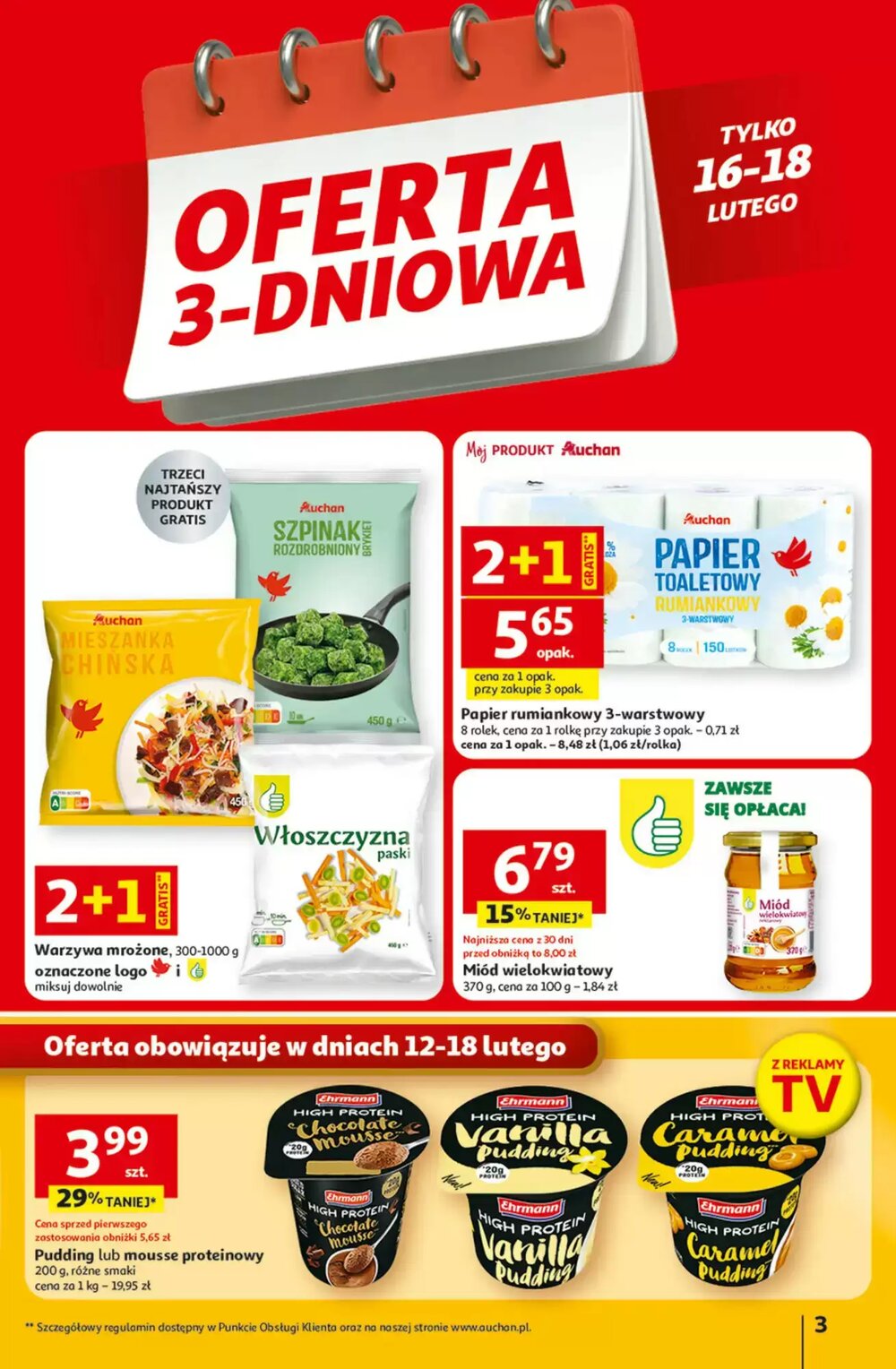 Gazetka promocyjna Auchan  ważna od 12.02.2026 - Strona 3.
