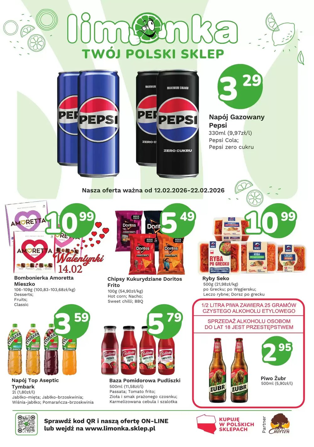 Gazetka promocyjna Limonka  ważna od 12.02.2026 - Strona 1.