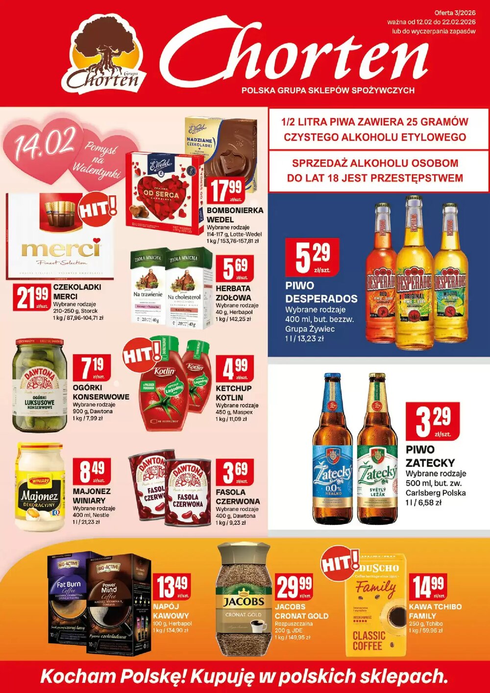 Gazetka promocyjna Chorten  ważna od 12.02.2026 - Strona 1.