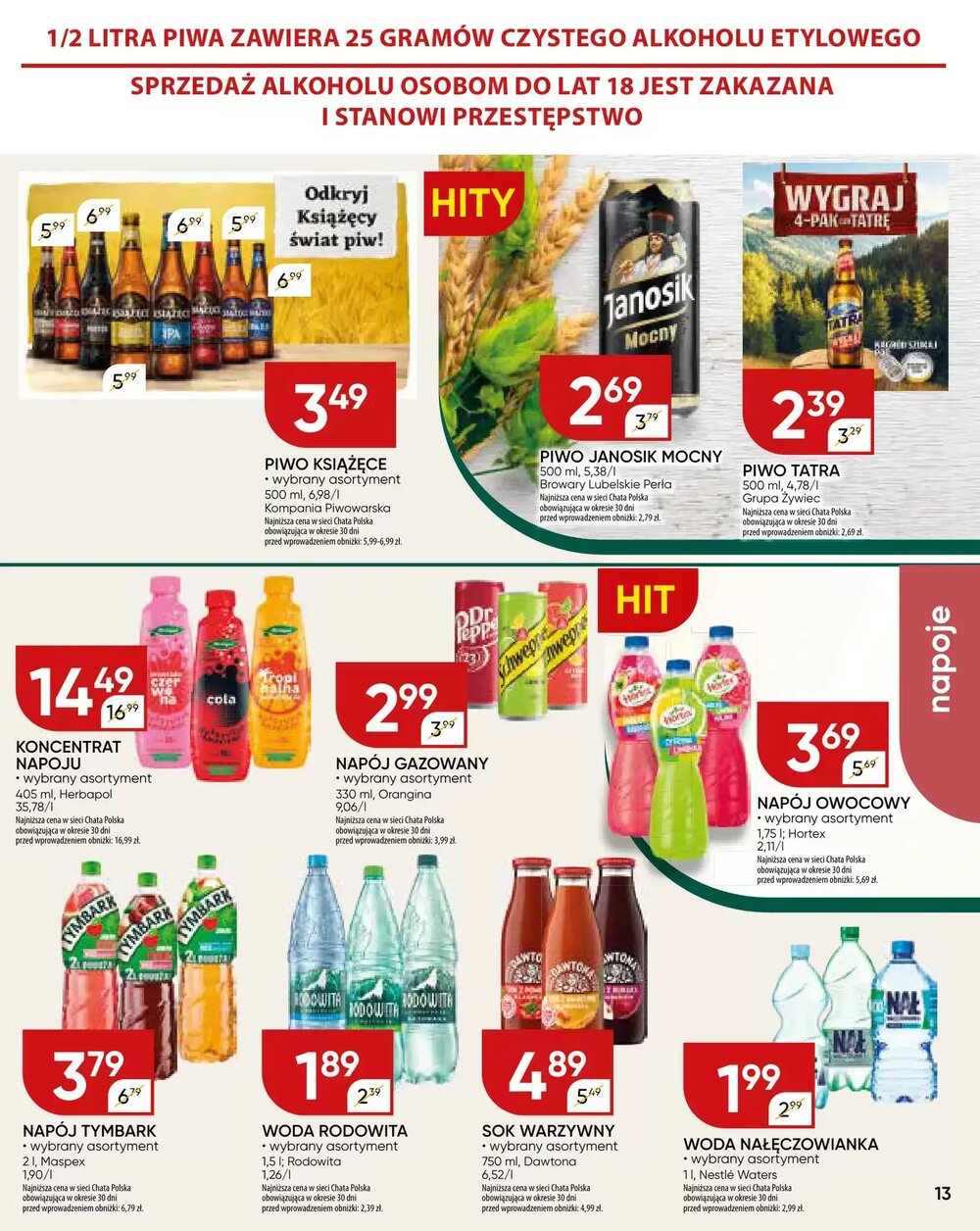 Gazetka promocyjna Chata Polska  ważna od 12.02.2026 - Strona 13.