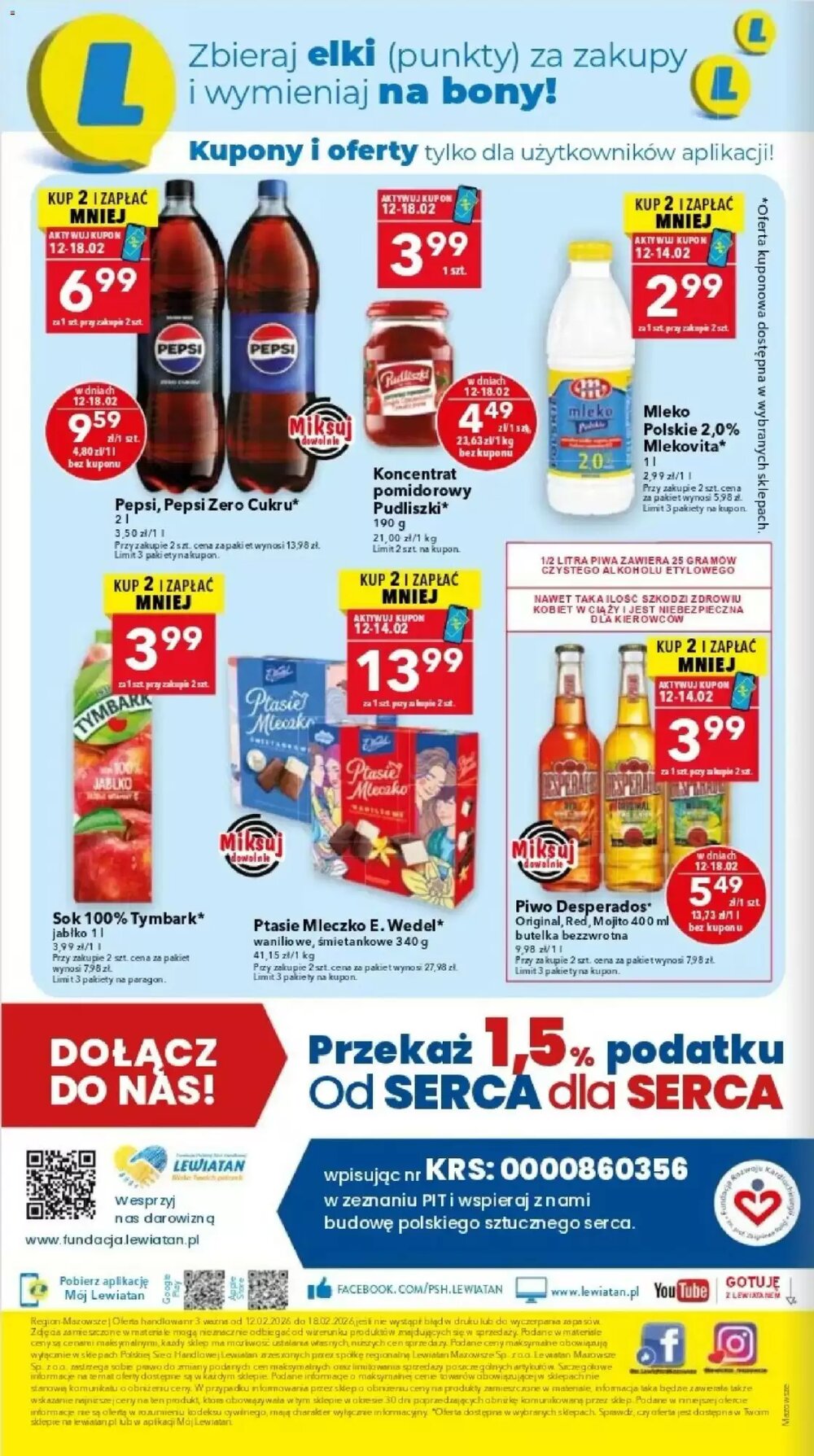 Gazetka promocyjna Lewiatan  ważna od 12.02.2026 - Strona 16.