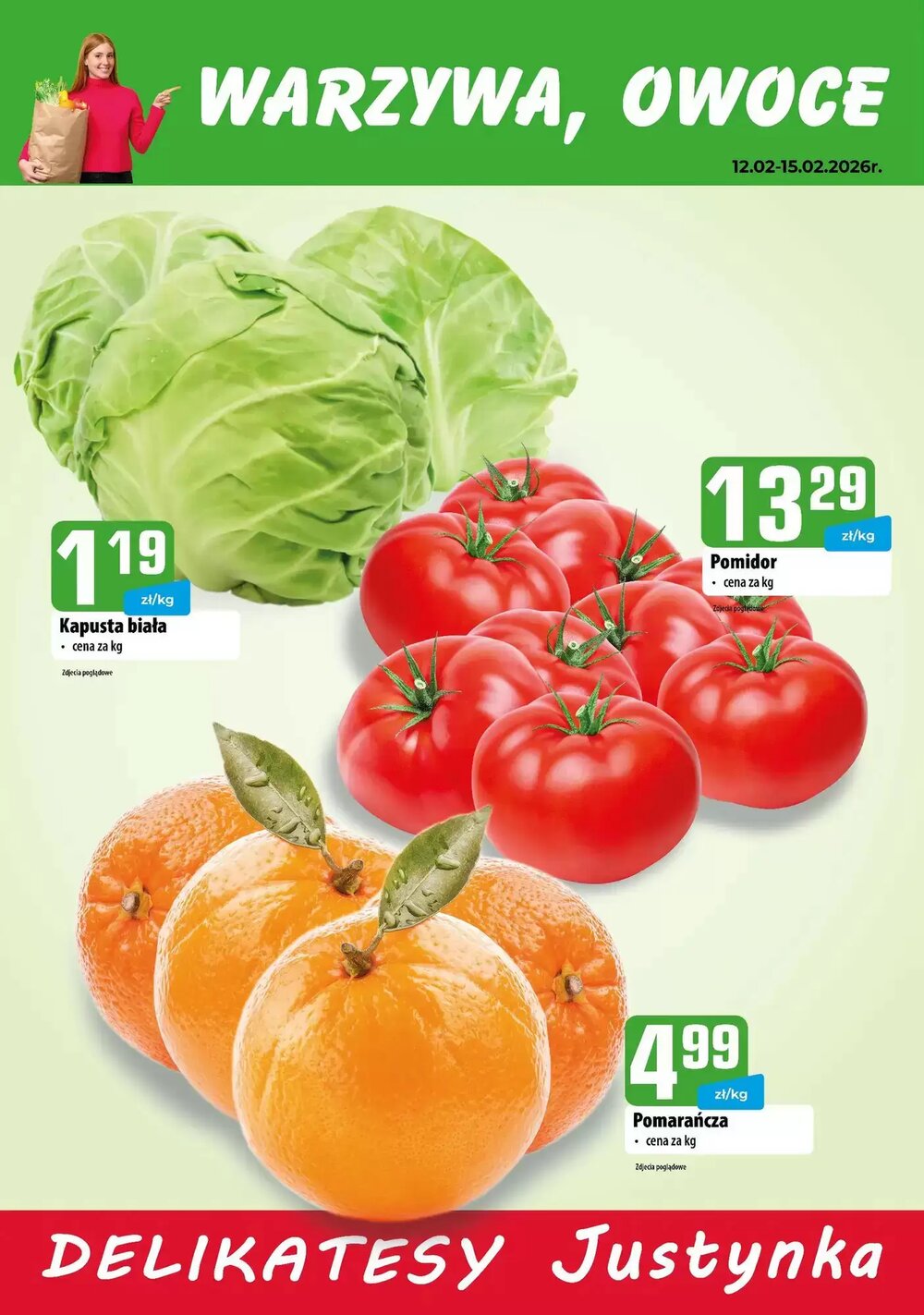 Gazetka promocyjna Delikatesy Justynka  ważna od 12.02.2026 - Strona 2.