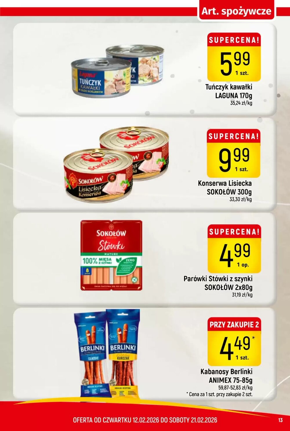 Gazetka promocyjna Delikatesy Piotruś Pan  ważna od 12.02.2026 - Strona 13.