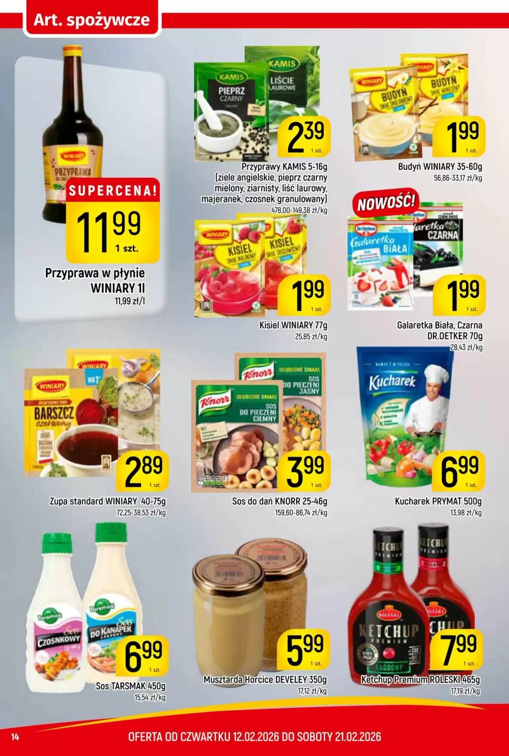 Gazetka promocyjna Delikatesy Piotruś Pan  ważna od 12.02.2026 - Strona 14.