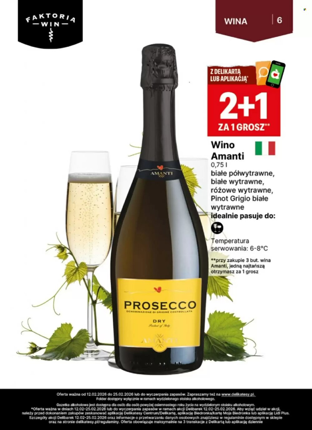 Gazetka promocyjna Delikatesy Centrum  ważna od 12.02.2026 - Strona 6.