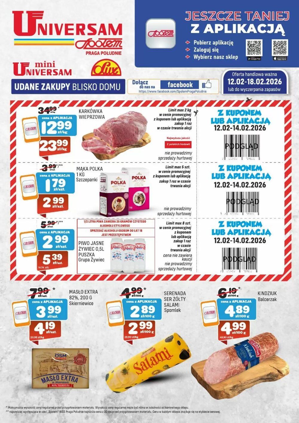 Gazetka promocyjna Społem  ważna od 12.02.2026 - Strona 1.