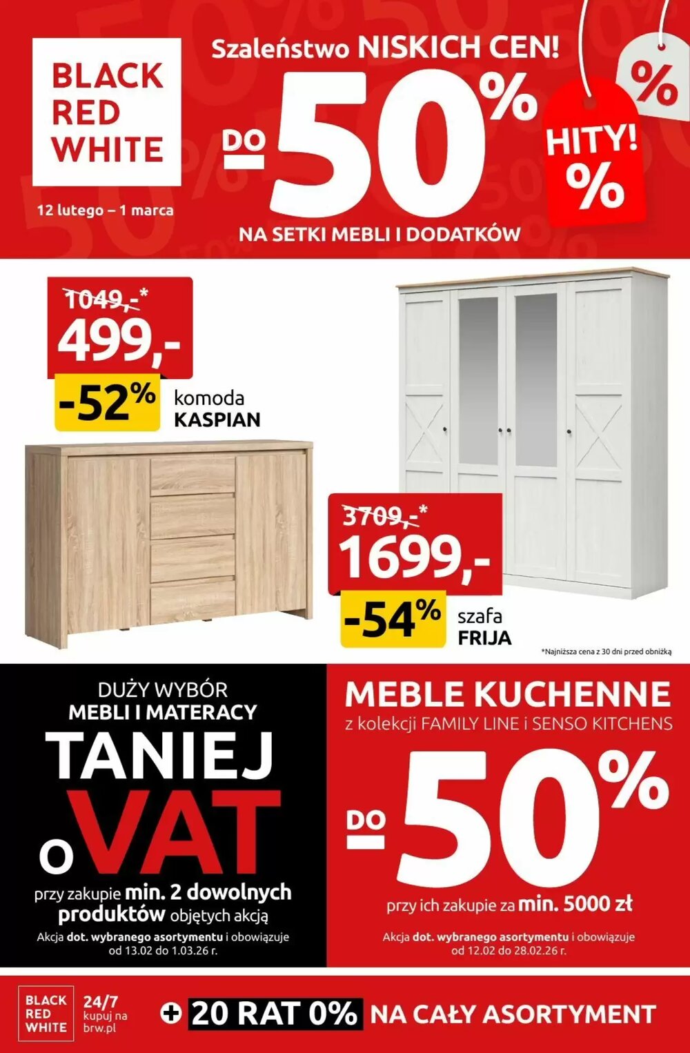 Gazetka promocyjna Black Red White  ważna od 12.02.2026 - Strona 1.