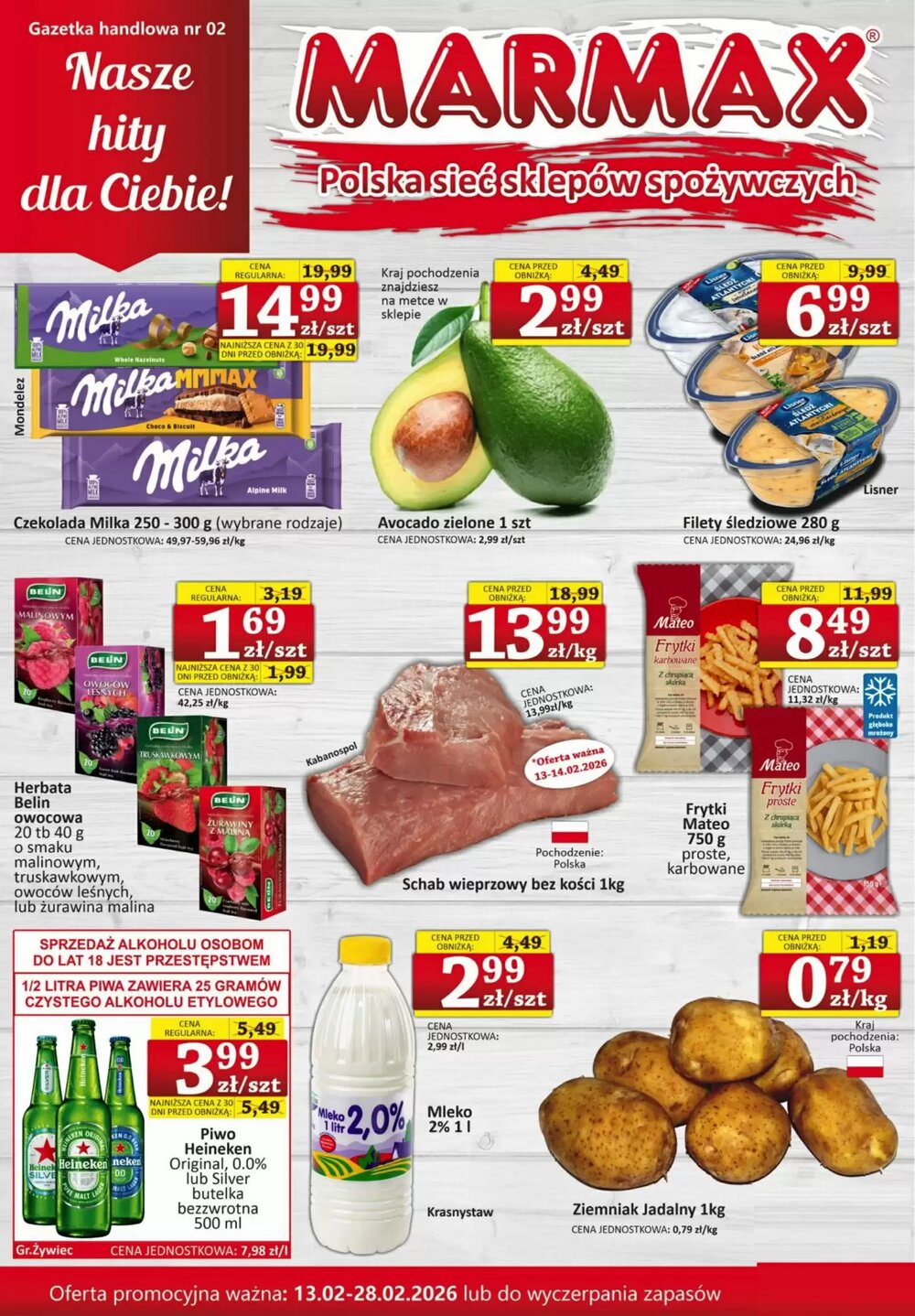 Gazetka promocyjna Marmax  ważna od 13.02.2026 - Strona 1.