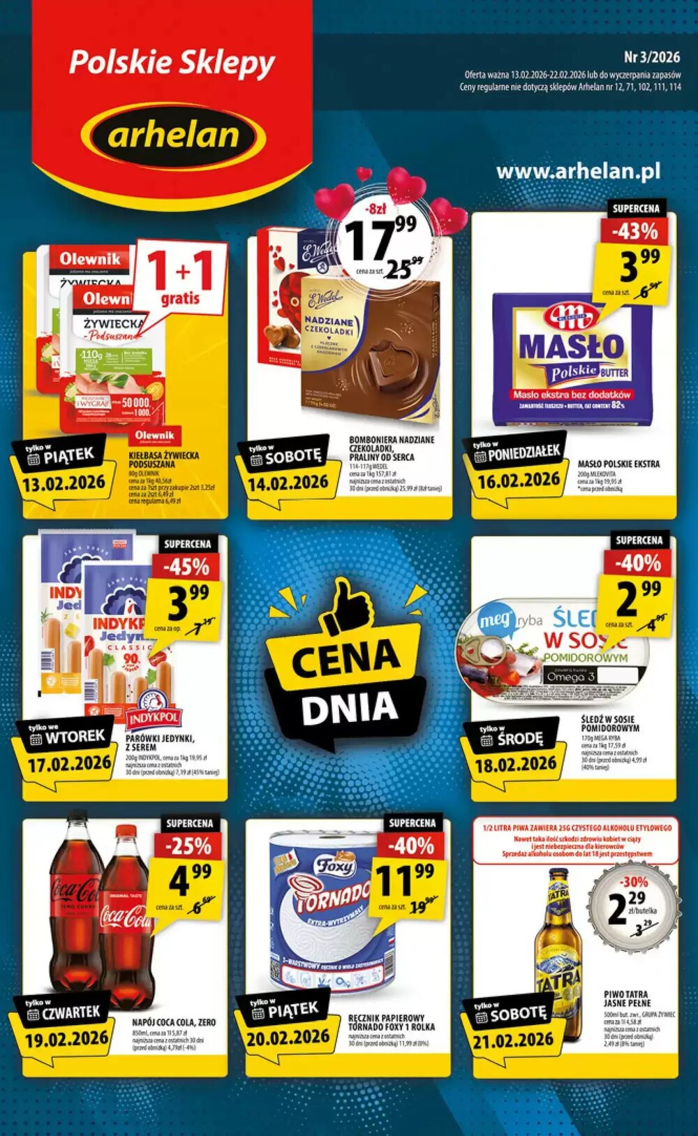 Gazetka promocyjna Arhelan  ważna od 13.02.2026 - Strona 1.
