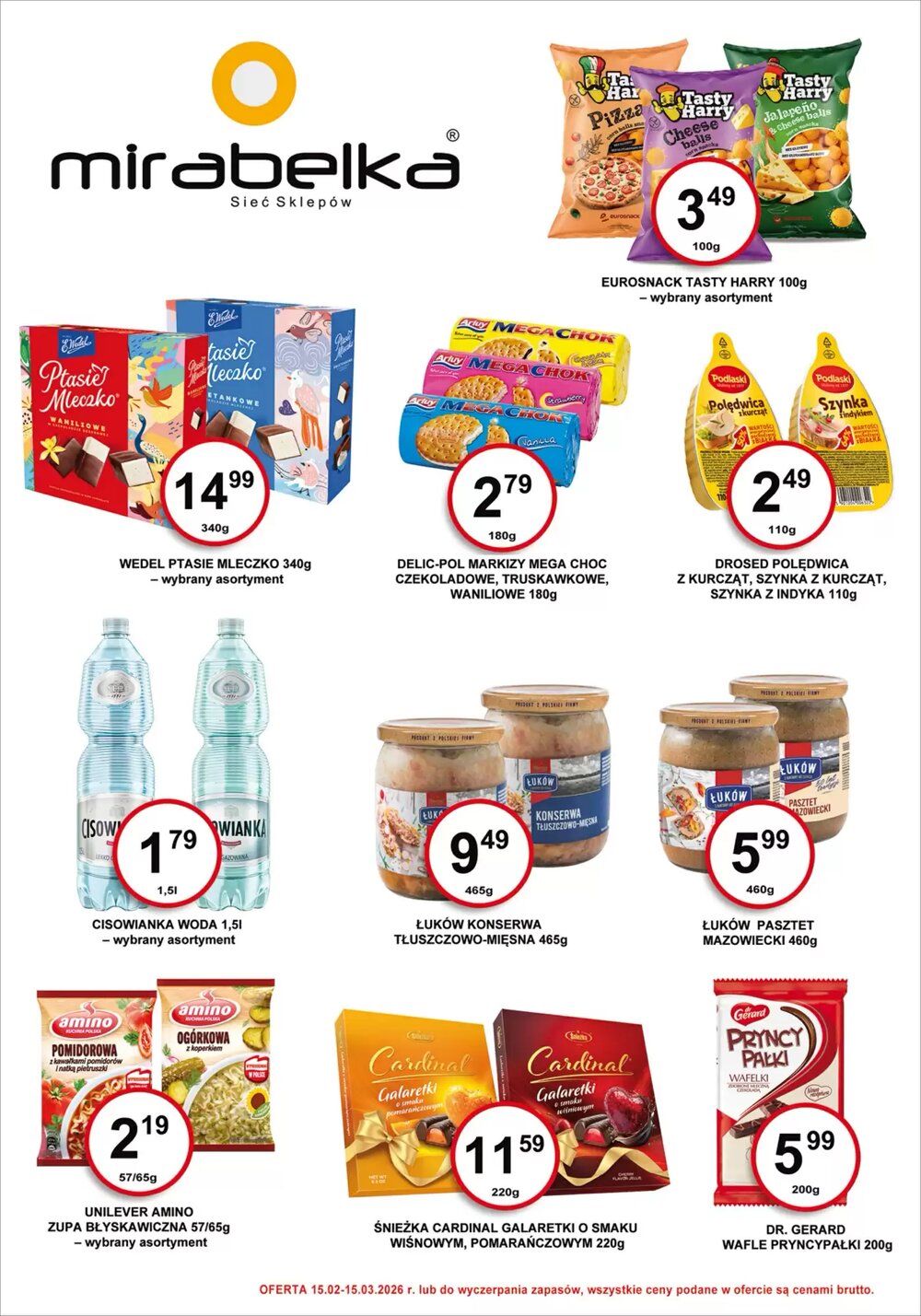 Gazetka promocyjna Mirabelka ważna od 15.02.2026 - Strona 1.