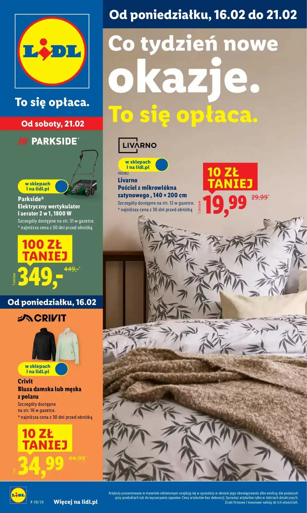 Gazetka promocyjna Lidl  ważna od 16.02.2026 - Strona 1.