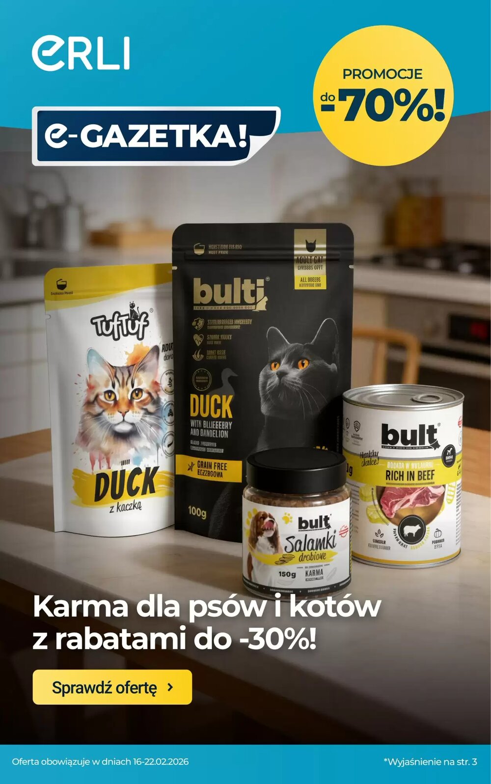 Gazetka promocyjna ERLI  ważna od 16.02.2026 - Strona 1.
