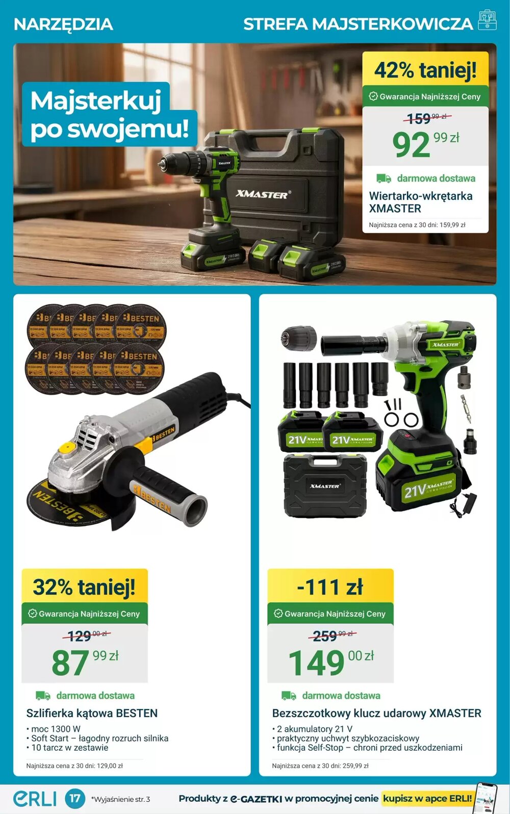 Gazetka promocyjna ERLI  ważna od 16.02.2026 - Strona 17.