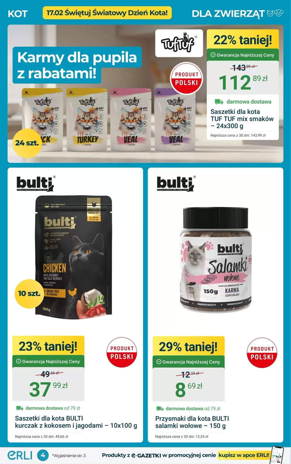 Gazetka promocyjna ERLI  ważna od 16.02.2026 - Strona 4.