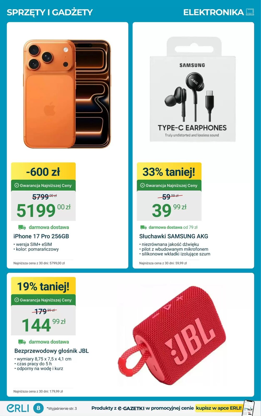 Gazetka promocyjna ERLI  ważna od 16.02.2026 - Strona 8.