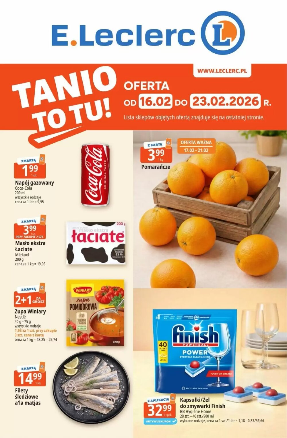Gazetka promocyjna E.Leclerc  ważna od 16.02.2026 - Strona 1.