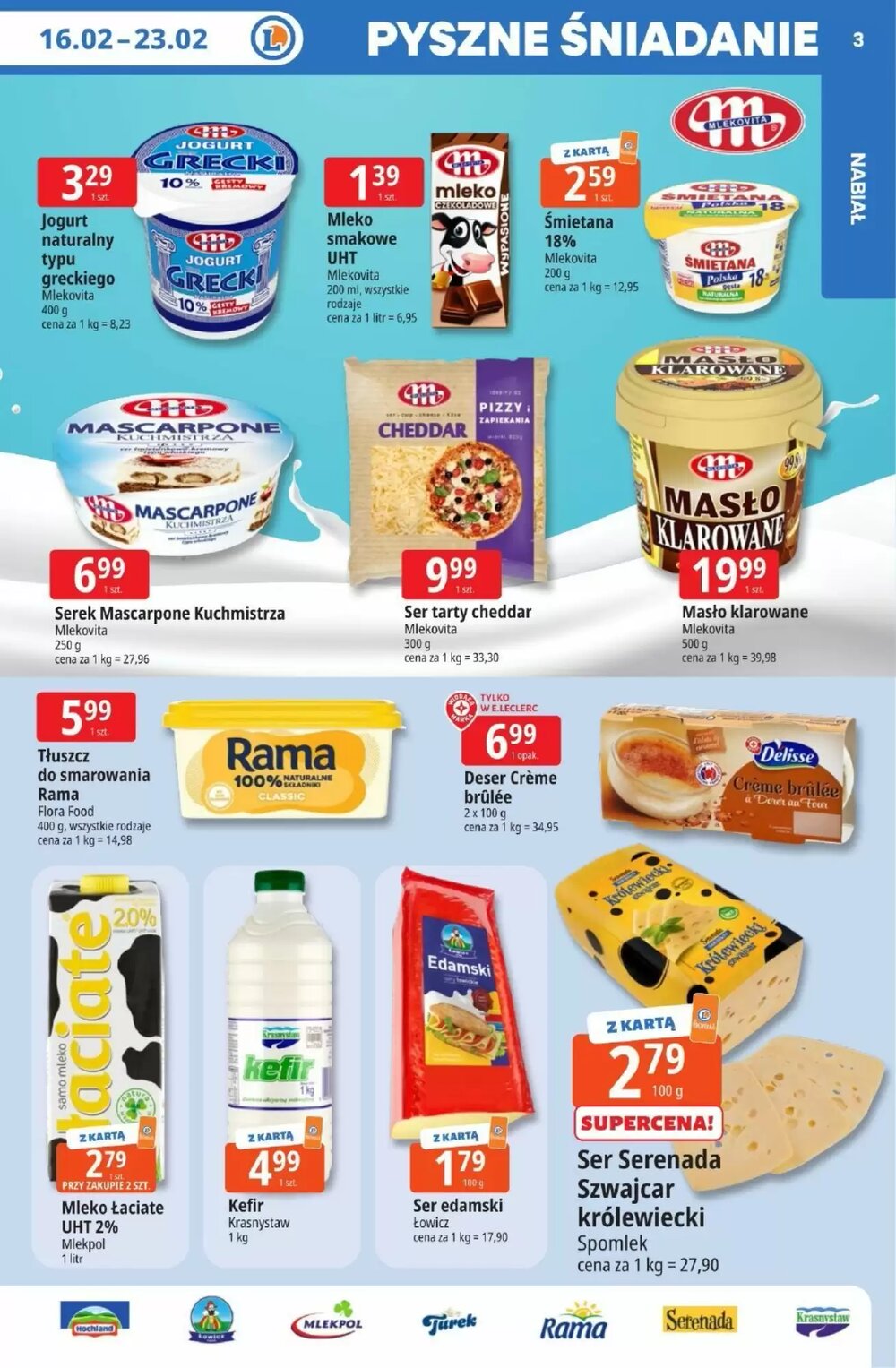 Gazetka promocyjna E.Leclerc  ważna od 16.02.2026 - Strona 3.