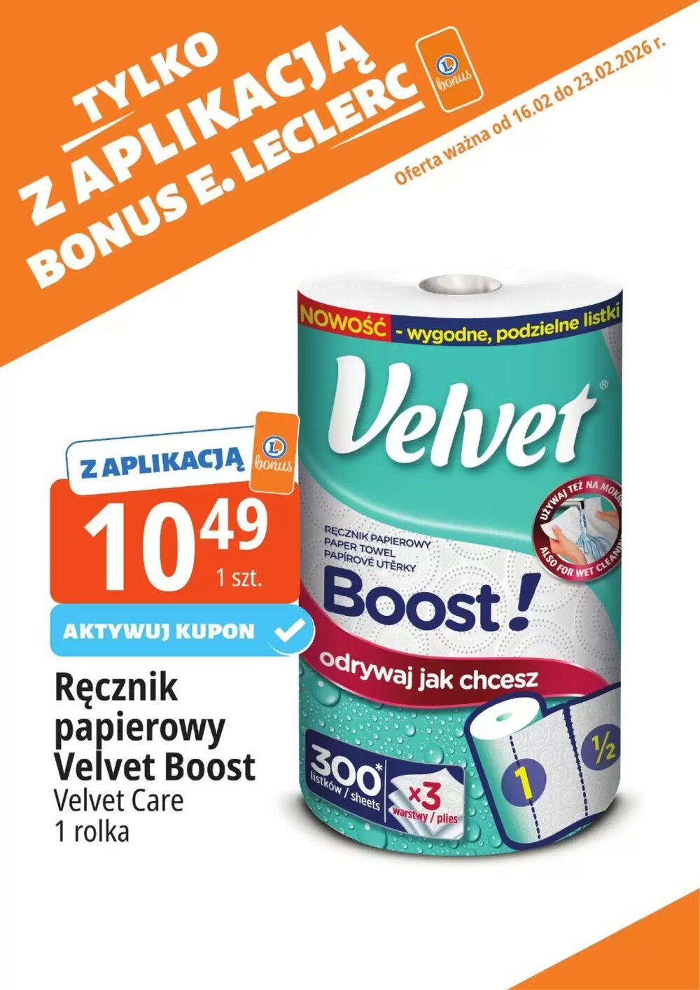 Gazetka promocyjna E.Leclerc  ważna od 16.02.2026 - Strona 9.