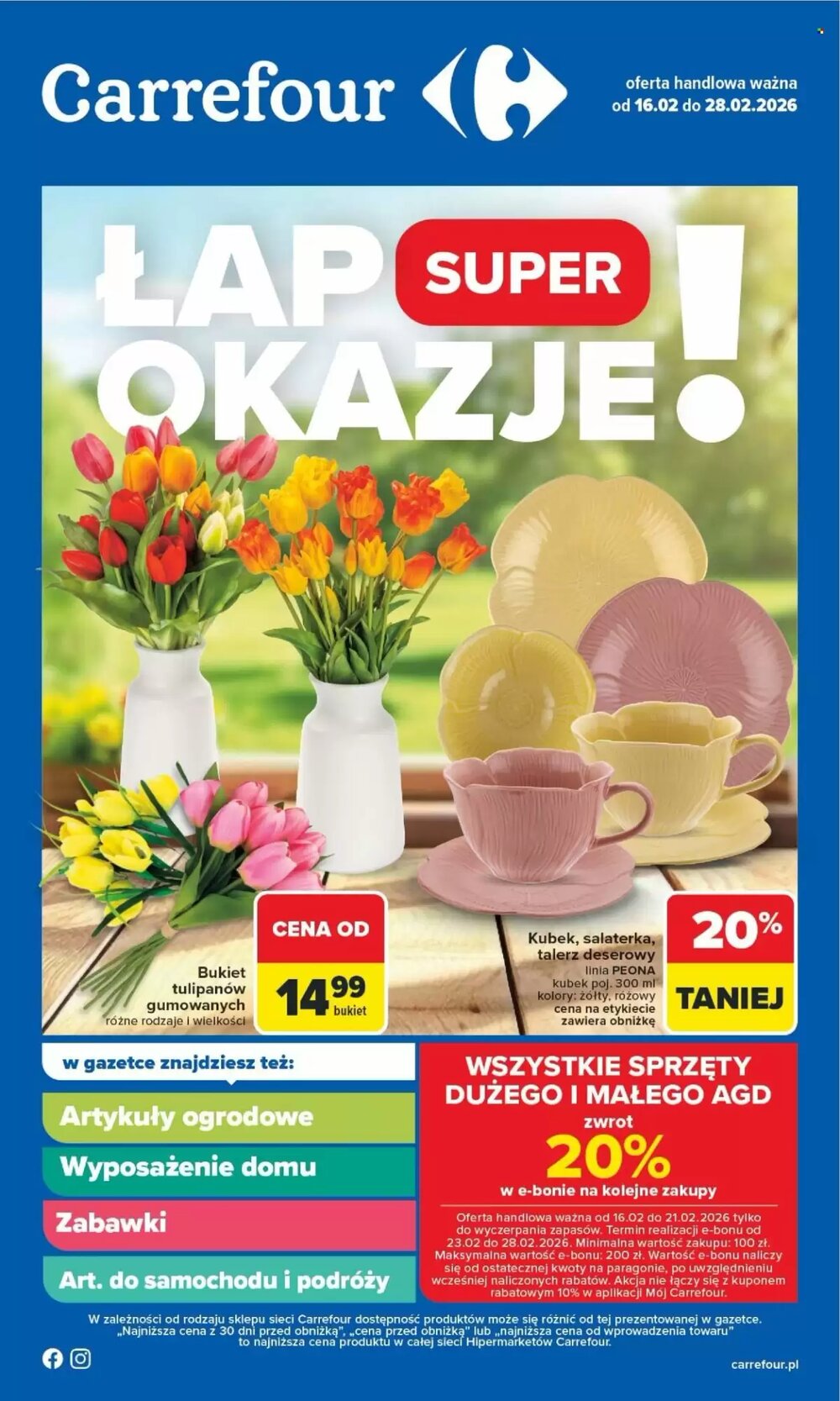 Gazetka promocyjna Carrefour  ważna od 16.02.2026 - Strona 1.