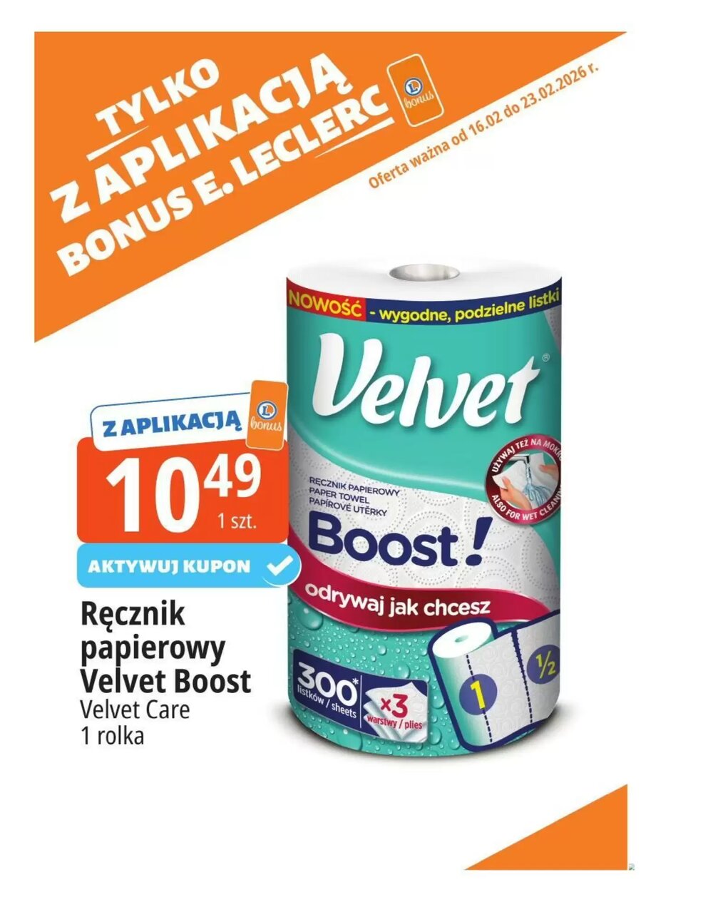 Gazetka promocyjna E.Leclerc  ważna od 16.02.2026 - Strona 9.