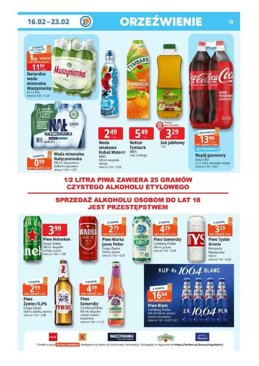 Gazetka promocyjna E.Leclerc  ważna od 16.02.2026 - Strona 13.