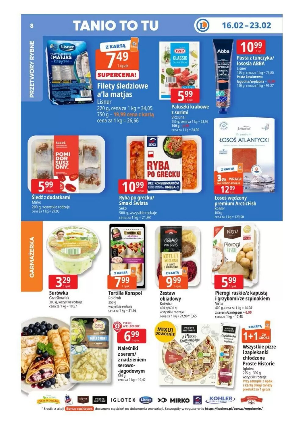 Gazetka promocyjna E.Leclerc  ważna od 16.02.2026 - Strona 8.