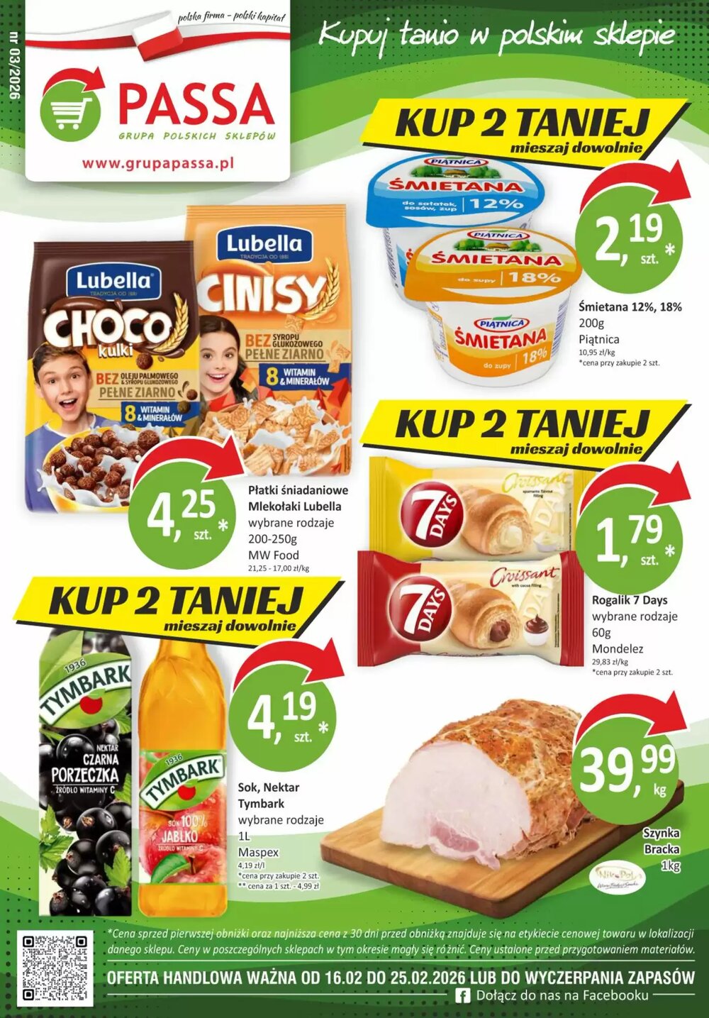 Gazetka promocyjna Passa  ważna od 16.02.2026 - Strona 1.
