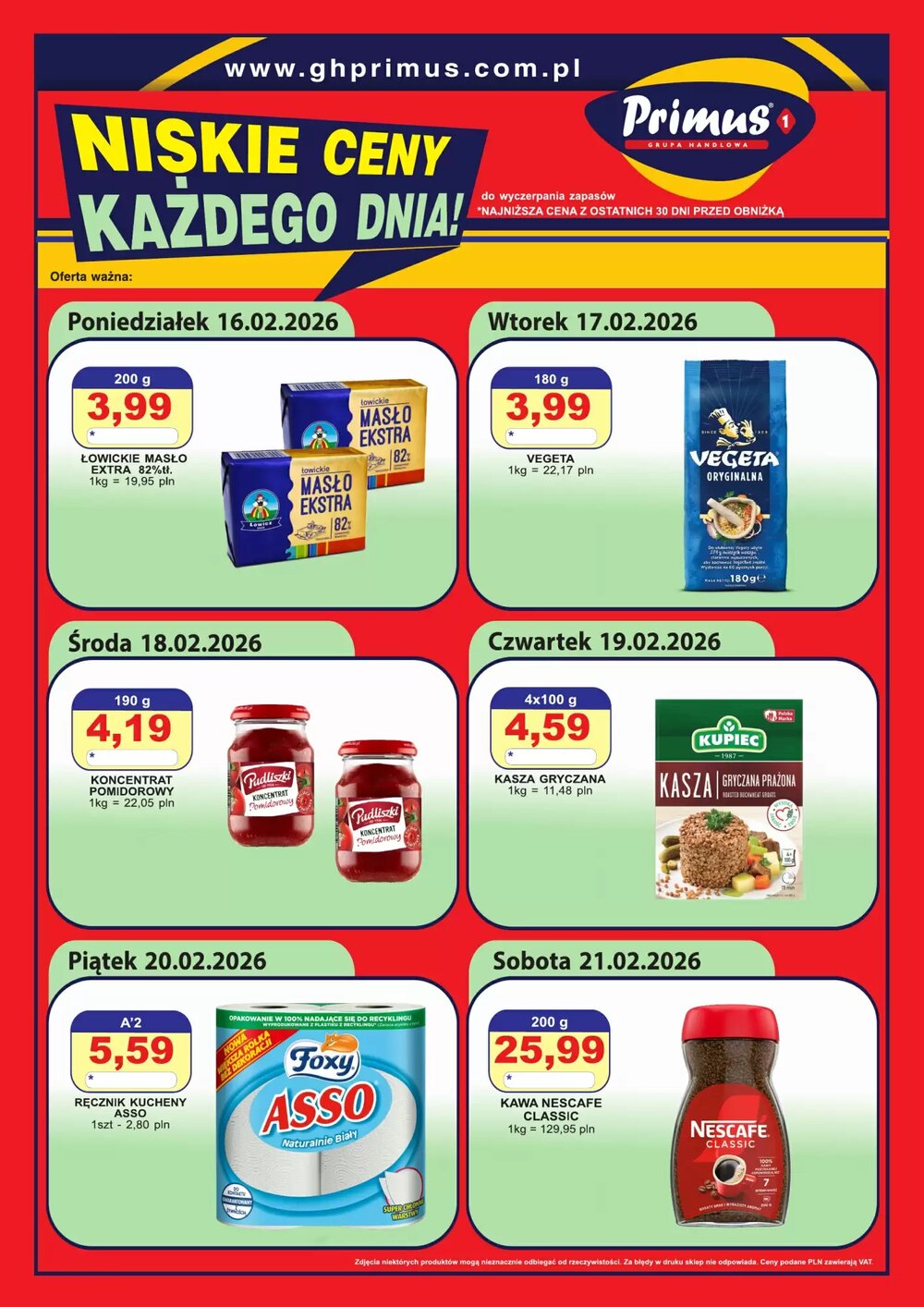 Gazetka promocyjna Primus  ważna od 16.02.2026 - Strona 1.