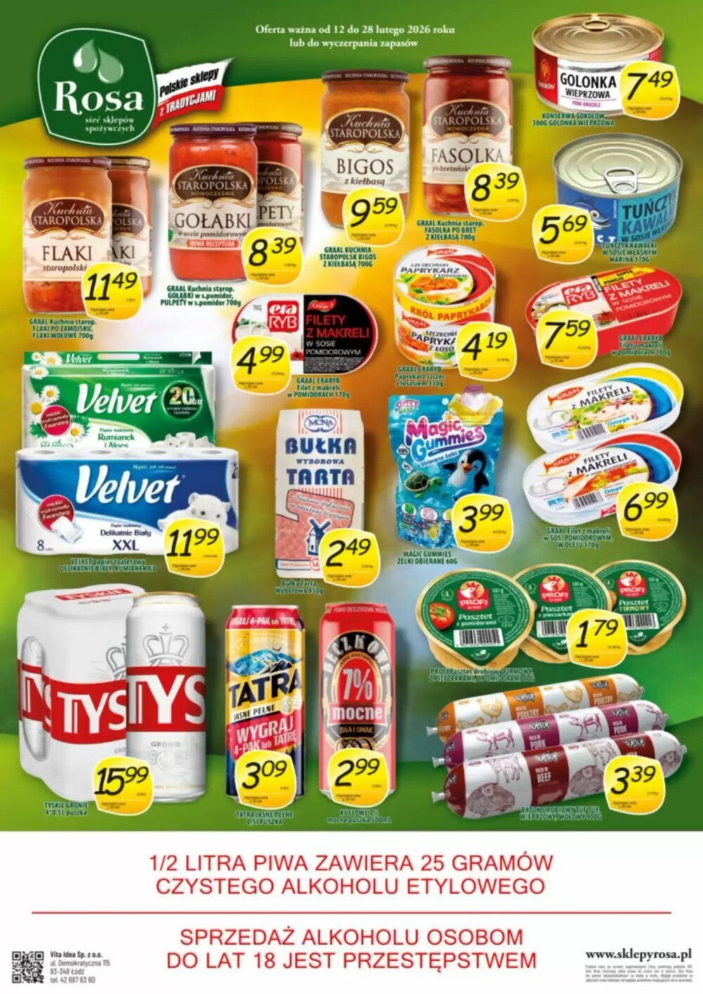 Gazetka promocyjna Rosa  ważna od 16.02.2026 - Strona 4.