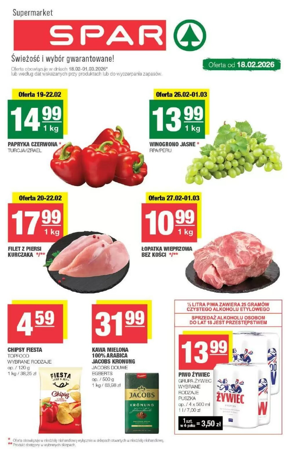 Gazetka promocyjna Spar  ważna od 17.02.2026 - Strona 1.