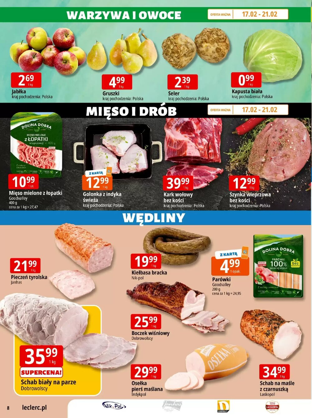 Gazetka promocyjna E.Leclerc  ważna od 17.02.2026 - Strona 8.