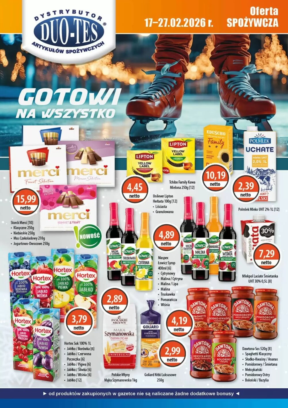 Gazetka promocyjna DUO-TES  ważna od 17.02.2026 - Strona 1.