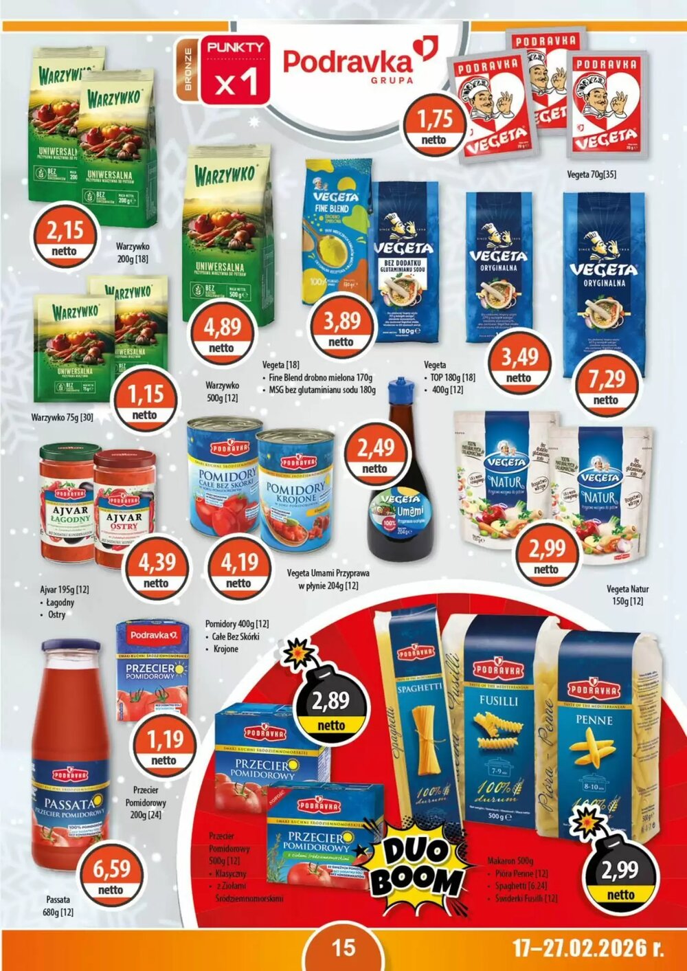 Gazetka promocyjna DUO-TES  ważna od 17.02.2026 - Strona 15.