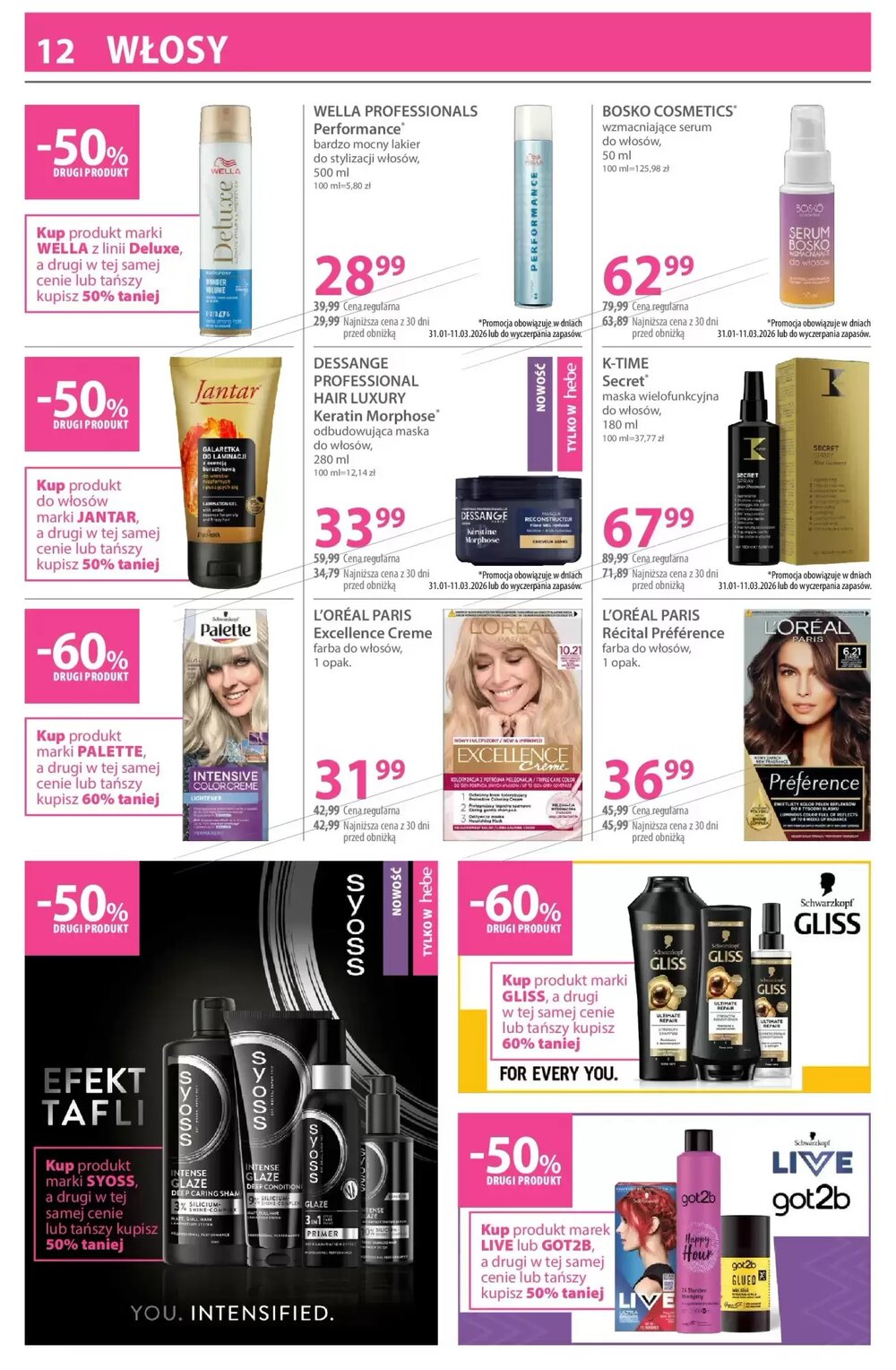 Gazetka promocyjna Hebe  ważna od 17.02.2026 - Strona 12.