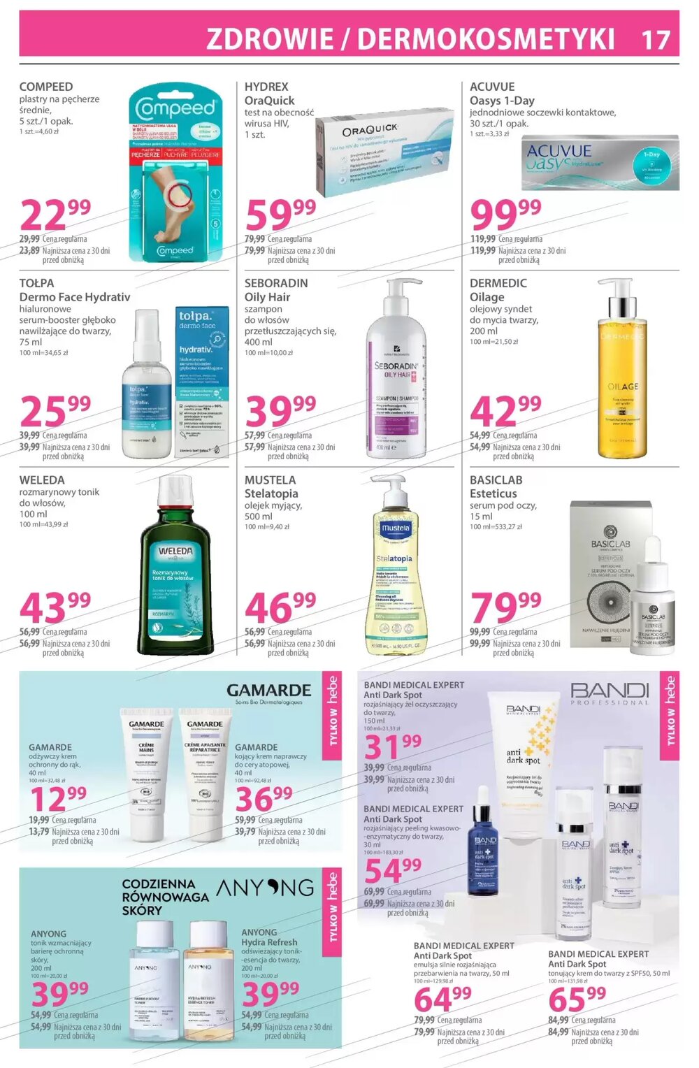 Gazetka promocyjna Hebe  ważna od 17.02.2026 - Strona 17.