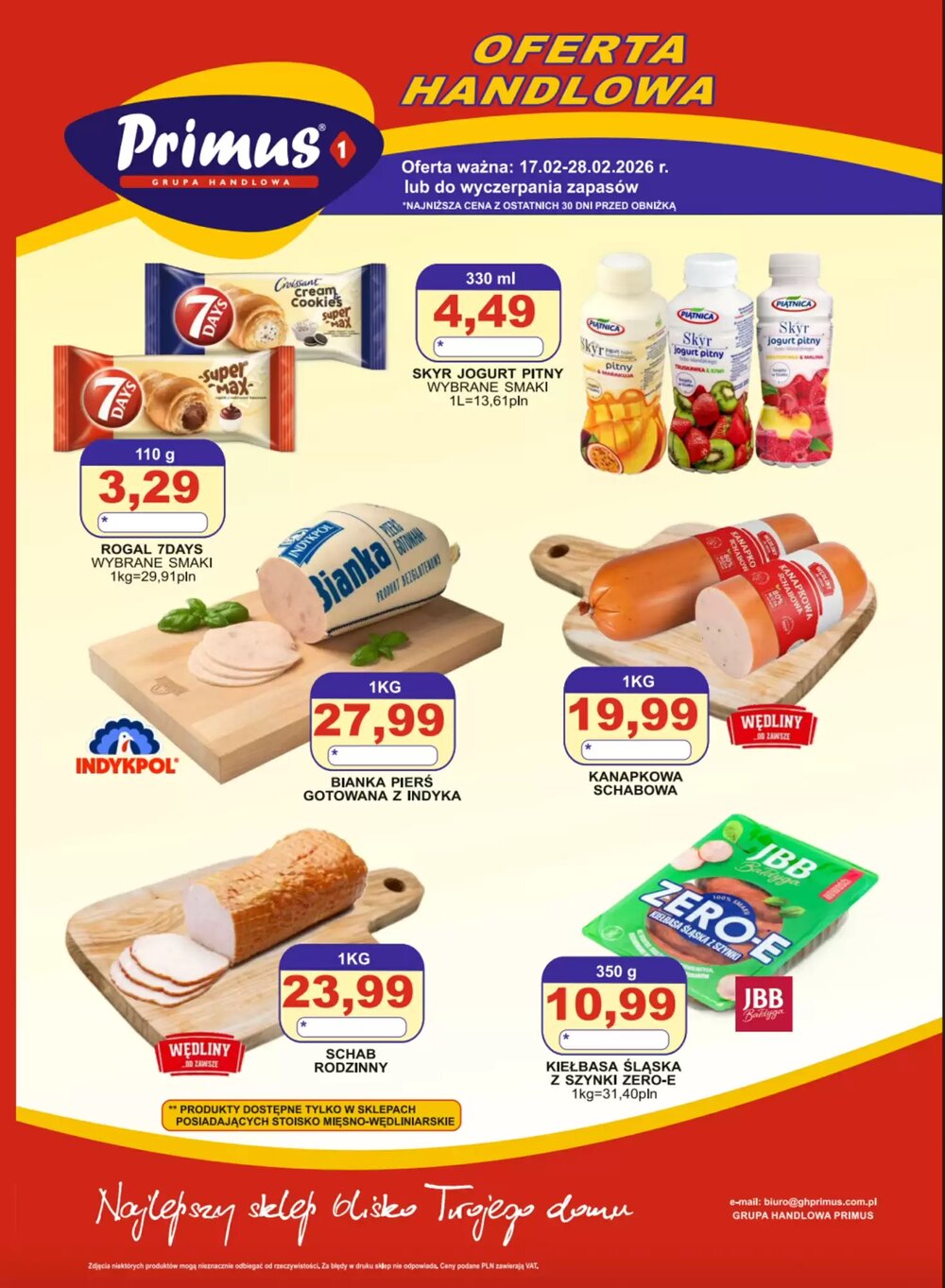 Gazetka promocyjna Primus  ważna od 17.02.2026 - Strona 1.